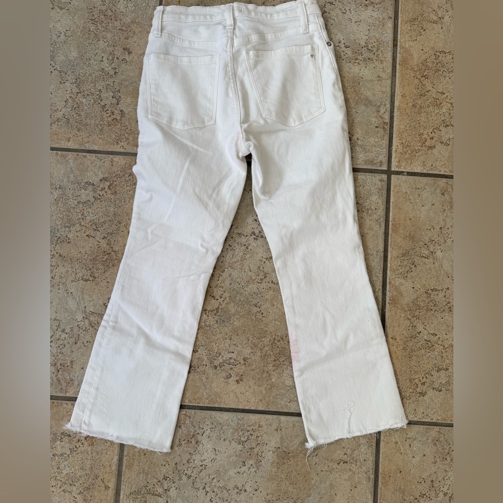 White Flare Wide Leg Jeans Classic Style